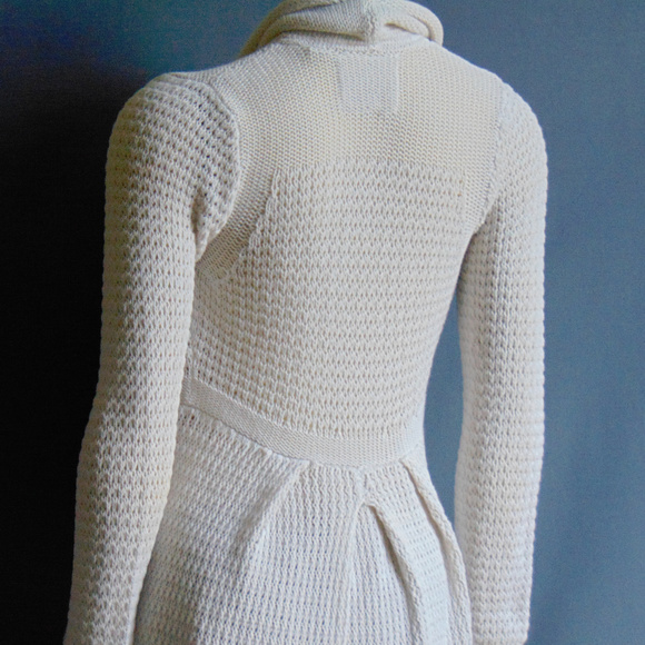 Angel of the North Anthro Long Open Cardigan S - Picture 7 of 8